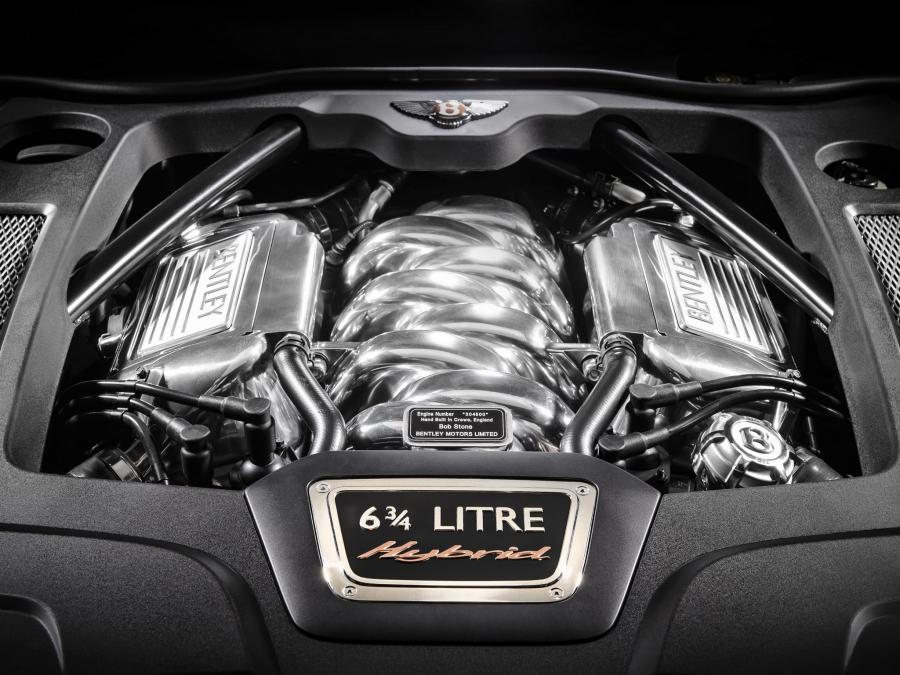 Моторный отсек Bentley Hybrid Concept 2014 года  (фото 9 из 13)